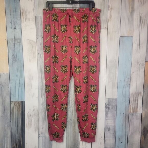 Harry Potter Other - Harry Potter Hogwarts Pajama Bottoms Red size Large
